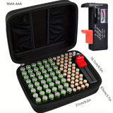 Hard Shell Battery Organizer Case