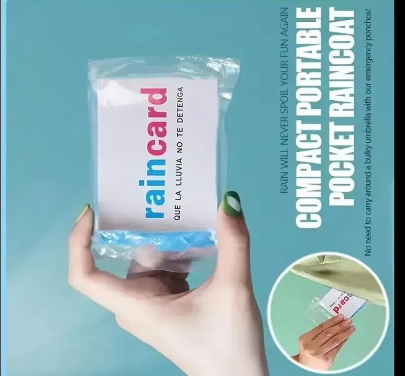 Disposable Pocket Vacuum Compression Raincoats