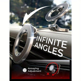 LISEN Car Mount 360° Rotation Magnetic Phone Holder