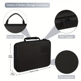 Hard Shell Battery Organizer Case