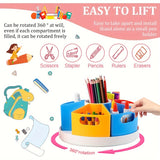 360 Rotating Art Supply Caddy