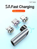 540° Degree Rotating Magnetic Wire Fast Charging