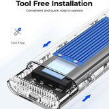 ORICO 40Gbps M.2 NVMe SSD Enclosure with Built-in Cooling Fan