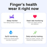 IP68 Waterproof Health Monitor Smart Ring