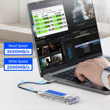 ORICO 40Gbps M.2 NVMe SSD Enclosure with Built-in Cooling Fan