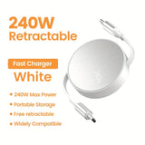 Type C to C Retractable Fast Charging Cable