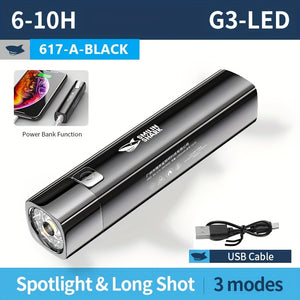 Ultra LED Flashlight + Powerbank