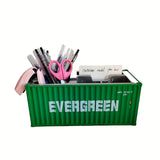 Industrial Style Container Desk Organizer