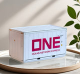 Cargo Container Desktop Storage Box
