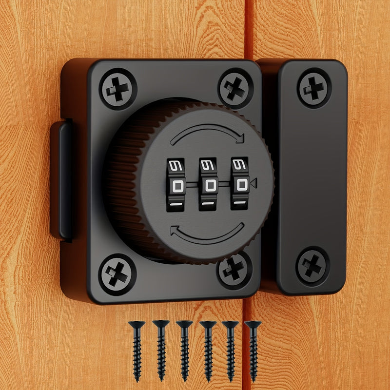 Black Metal Cabinet Lock