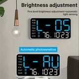 Voice Control Digital Wall Clock