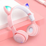 LED Wireless Headphone with Mic Control