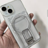 Mobile Phone Wallet with Metal Stand