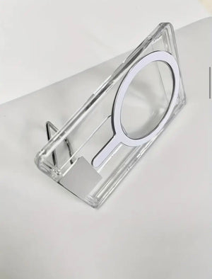 Mobile Phone Wallet with Metal Stand