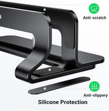 UGREEN Vertical Laptop Stand – Adjustable Aluminum Desk Holder (Black)