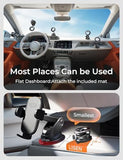 LISEN MagSafe Car Phone Mount – Vacuum Suction & Magnetic Holder