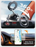 LISEN MagSafe Car Phone Mount – Vacuum Suction & Magnetic Holder