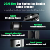 Maglock Magnetic Phone Holder with Electric Vacuum Suction