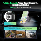 Maglock Magnetic Phone Holder with Electric Vacuum Suction