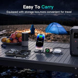 JARGOU 3-in-1 MagSafe Charging Station with Storage Case