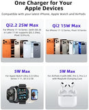 KU XIU X55 Turbo 3-in-1 Qi2.2 25W Magnetic Wireless Charging Station