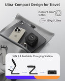 KU XIU X55 Turbo 3-in-1 Qi2.2 25W Magnetic Wireless Charging Station