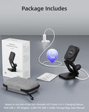 KU XIU X55 Turbo 3-in-1 Qi2.2 25W Magnetic Wireless Charging Station