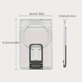 Mobile Phone Wallet with Metal Stand