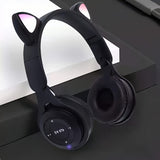 LED Wireless Headphone with Mic Control