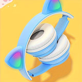 LED Wireless Headphone with Mic Control