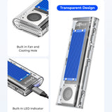 ORICO 40Gbps M.2 NVMe SSD Enclosure with Built-in Cooling Fan