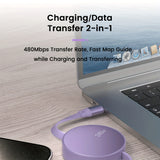 Type C to C Retractable Fast Charging Cable