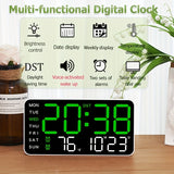 Voice Control Digital Wall Clock