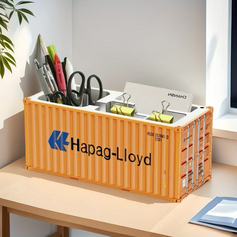 Industrial Style Container Desk Organizer