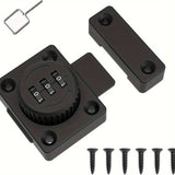 Black Metal Cabinet Lock