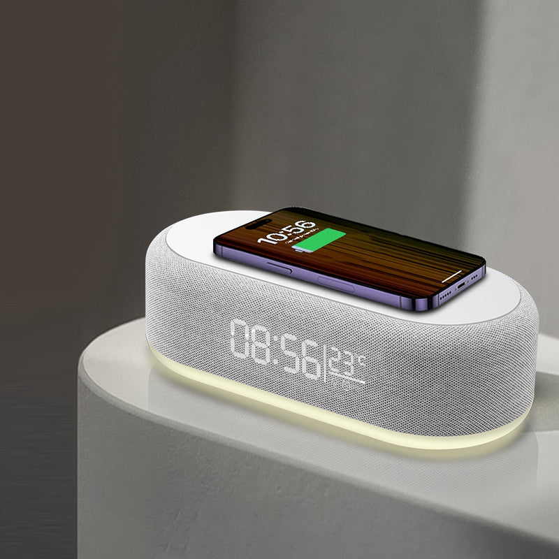 4 in 1 Wireless Charger + Alarm Clock