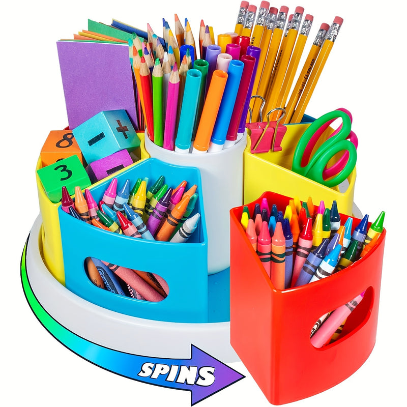 360 Rotating Art Supply Caddy